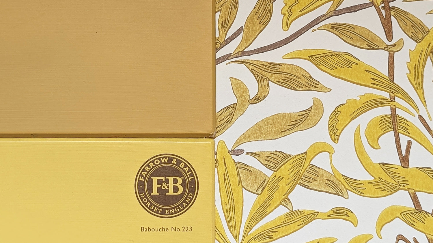 Deco Shop Machynlleth is a Farrow & Ball, Sanderson, Morris & Co., and Zoffany paint and wallpaper stockist. We sell homeware and crockery. Trade discount applies for those with trade accounts. Pictured: Farrow & Ball and Morris & Co.