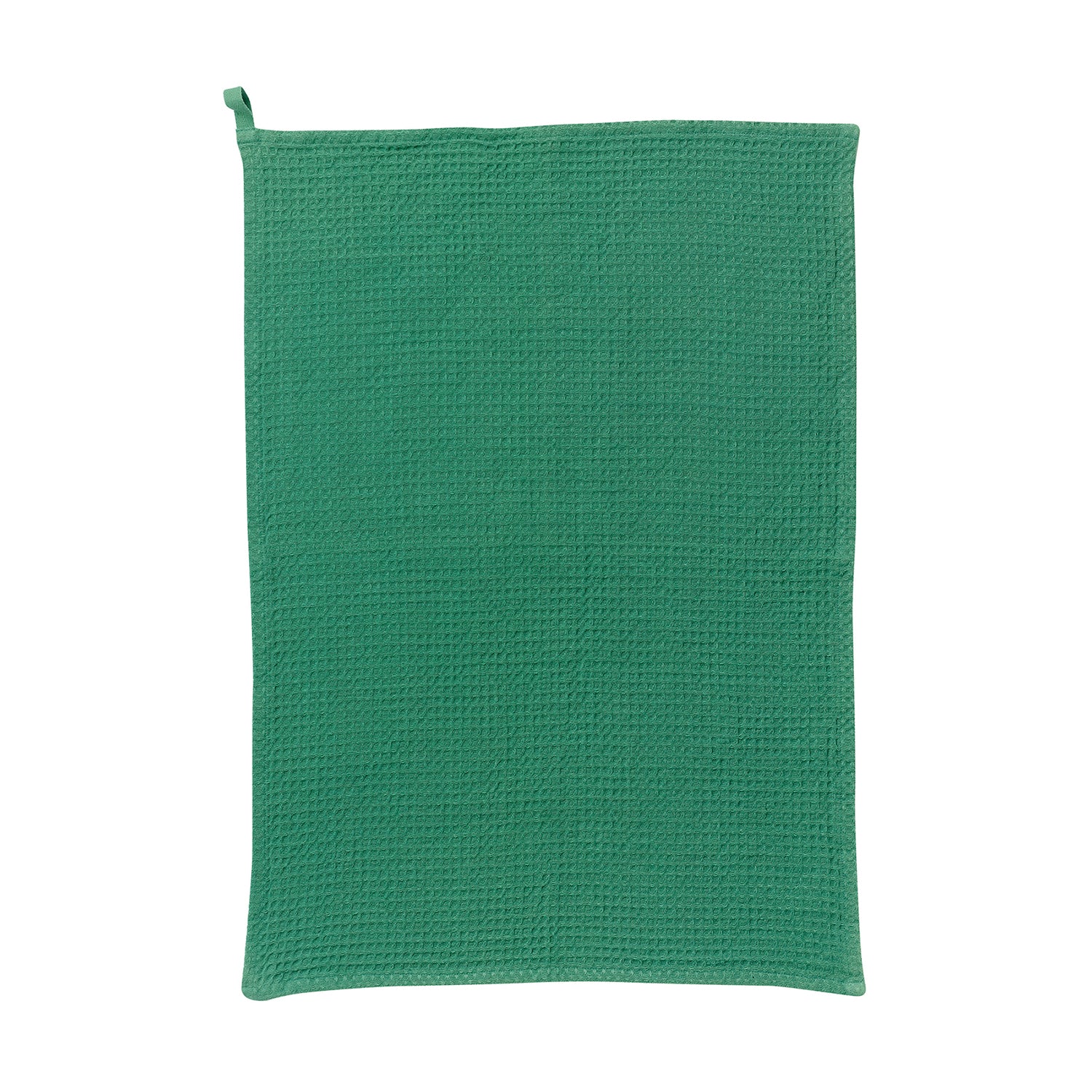 Mint Waffle Cotton Tea Towel, 50 x 70 cm