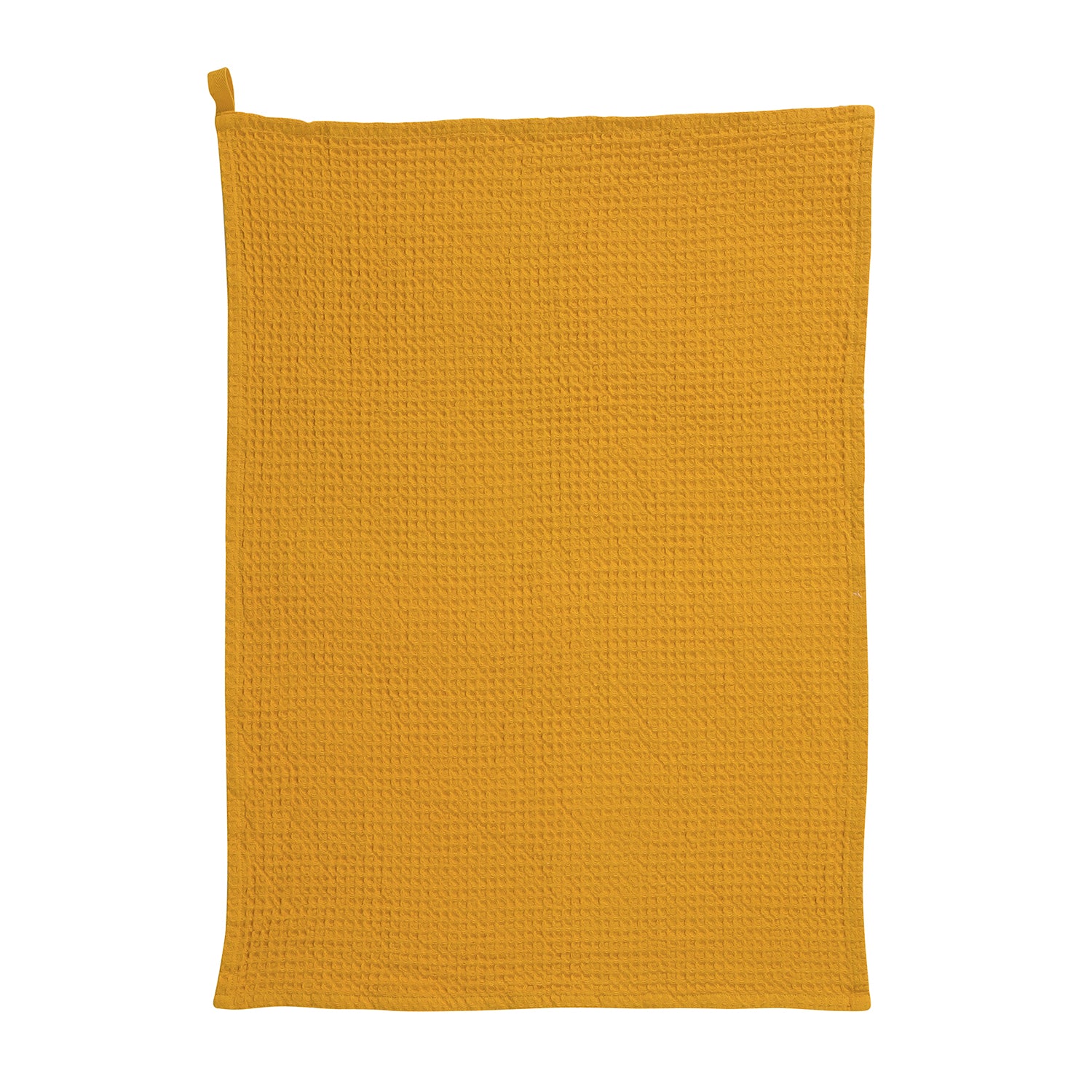 Sunflower Yellow Waffle Cotton Tea Towel, 50 x 70 cm