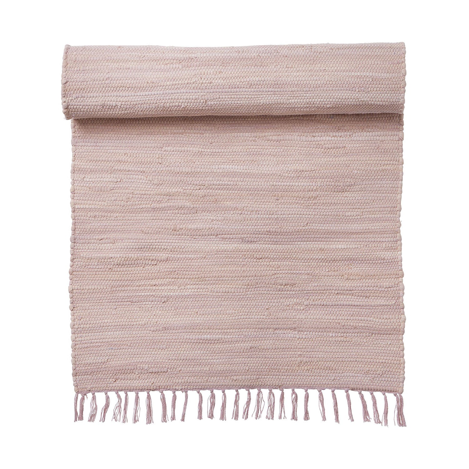 Pale Rose Chindi Rug, 70 x 130 cm