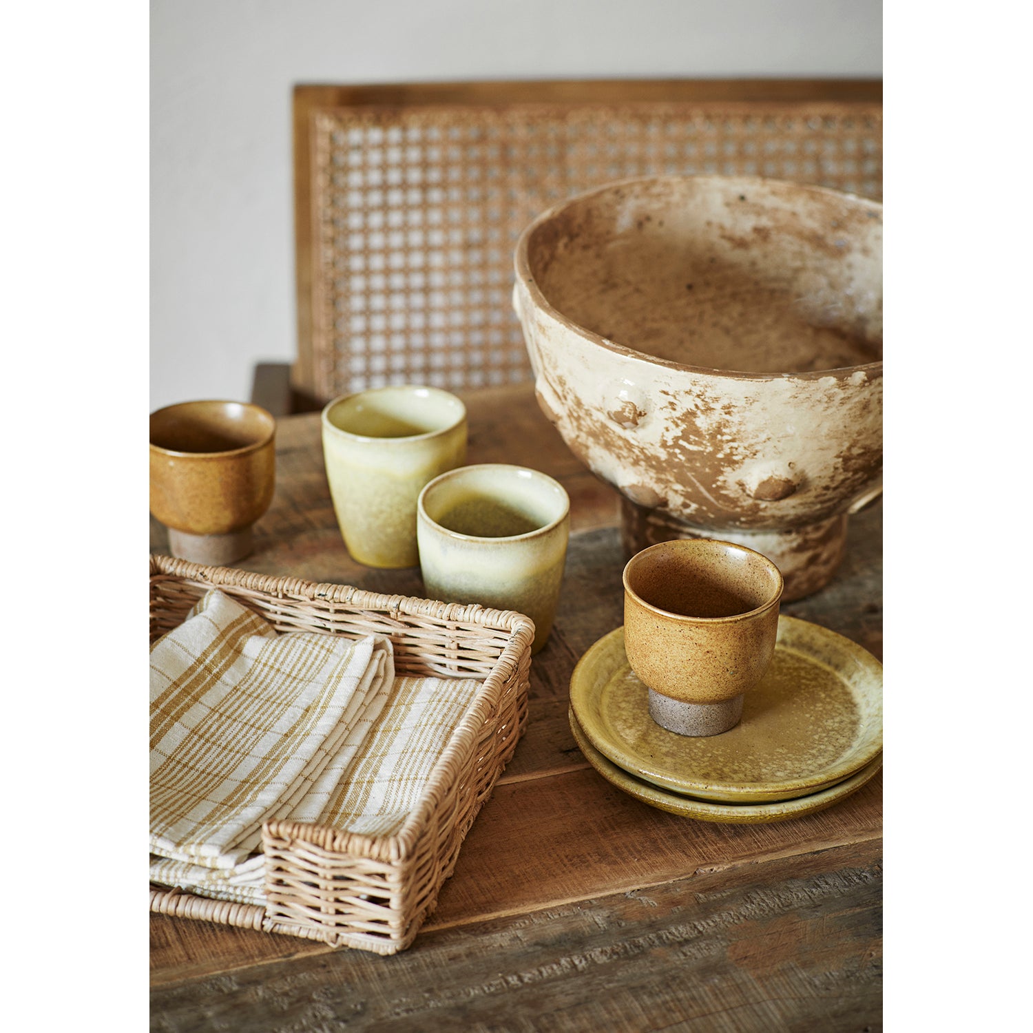 Speckled Sand Stoneware Coffee Cup