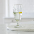 Rambling Vine Etched Champagne Glass